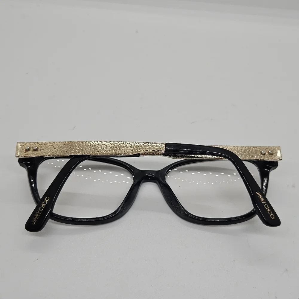 Jimmy Choo JC160 black and gold tone glasses FOR FRAMES ONLY